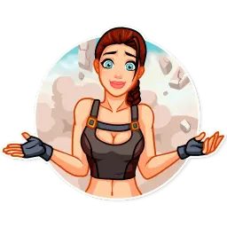 Tomb Raider sticker 7