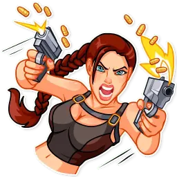 Tomb Raider sticker 9