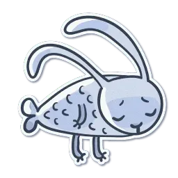 Lepusalmons sticker 10