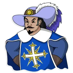Three Musketeers sticker 6