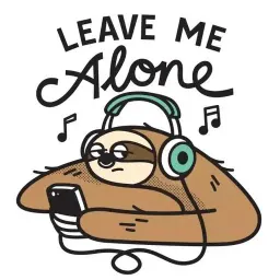 Ленивец Блисс sticker 2