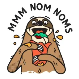 Ленивец Блисс sticker 8