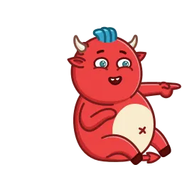 Дьявол Лил sticker 1