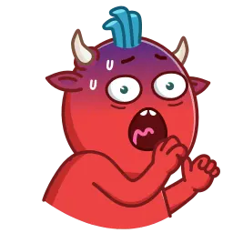 Дьявол Лил sticker 5