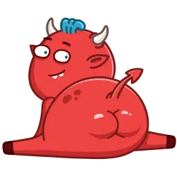Дьявол Лил sticker 7