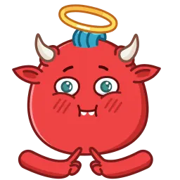 Дьявол Лил sticker 10