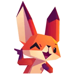 Little Cute Fox sticker 4
