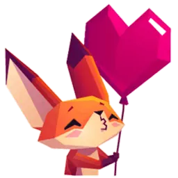 Little Cute Fox sticker 10