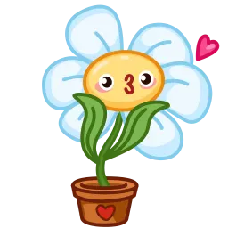 Живые цветы sticker 2