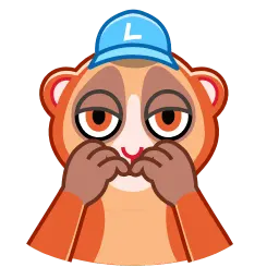 Лемур Лорис sticker 2