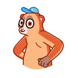 Лемур Лорис sticker 3