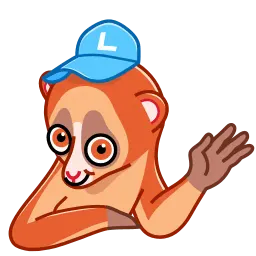Лемур Лорис sticker 5