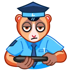 Лемур Лорис sticker 10