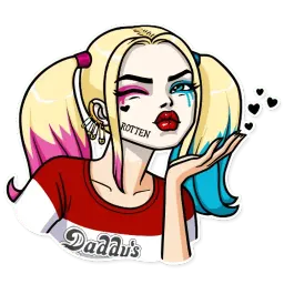 Harley Quinn sticker 2
