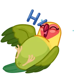 Влюбленные птички Telegram sticker pack