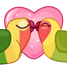 Влюбленные птички sticker 2