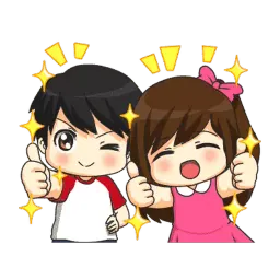 Милая парочка Stickers | Стикеры sticker 3