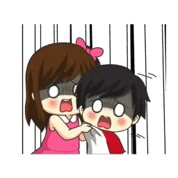 Милая парочка Stickers | Стикеры sticker 5