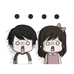 Милая парочка Stickers | Стикеры sticker 9