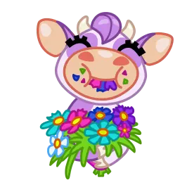 Милая корова sticker 11