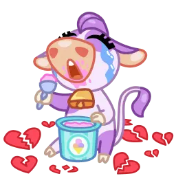 Милая корова sticker 12