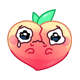 Милый персик sticker 6
