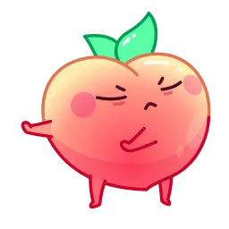 Милый персик sticker 7