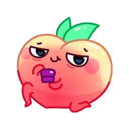 Милый персик sticker 8