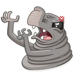 Homunculus Loxodontus sticker 12