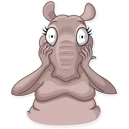 Homunculus Loxodontus sticker 4