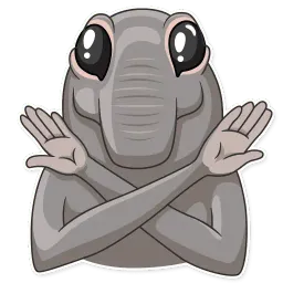 Homunculus Loxodontus sticker 10
