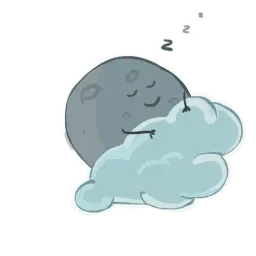Луна sticker 8