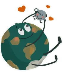 Луна sticker 9