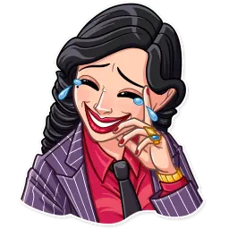 Девушка мафии Telegram sticker pack