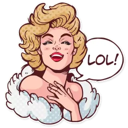 Marilyn Telegram sticker pack