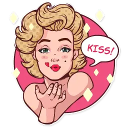Marilyn sticker 2