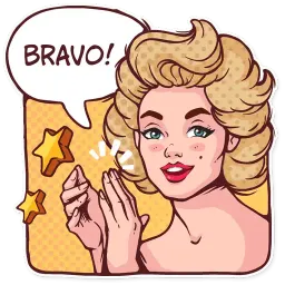 Marilyn sticker 3