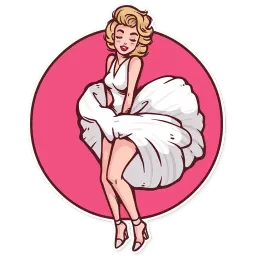 Marilyn sticker 8