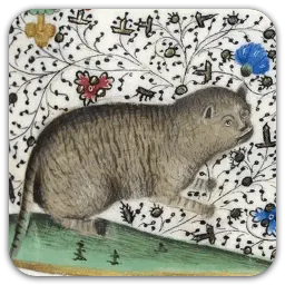 Medieval Cats sticker 2