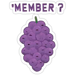 Member Berries sticker 2