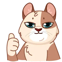 Мемы с котами sticker 3