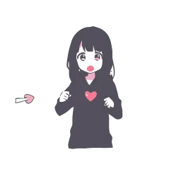 Менхера тян sticker 11