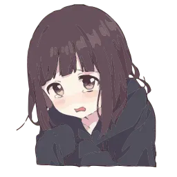 Менхера тян sticker 12