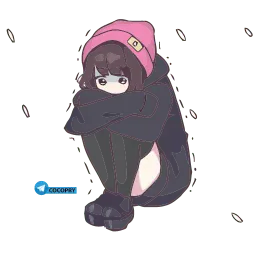 Менхера тян sticker 3