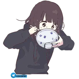 Менхера тян sticker 6