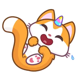 Кот-единорог Telegram sticker pack