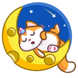Кот-единорог sticker 12