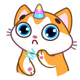 Кот-единорог sticker 6
