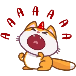 Кот-единорог sticker 9