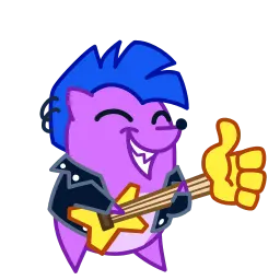 Металлический ёж sticker 3